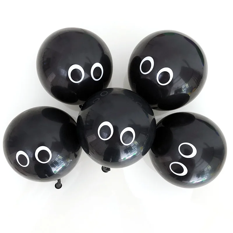50/30/20/10 Stück 5 Zoll weiße Augen Luftballons Halloween Luftballons schwarz weiß Auge Latexballons Halloween Geburtstag Party Dekorationen – Detail 40