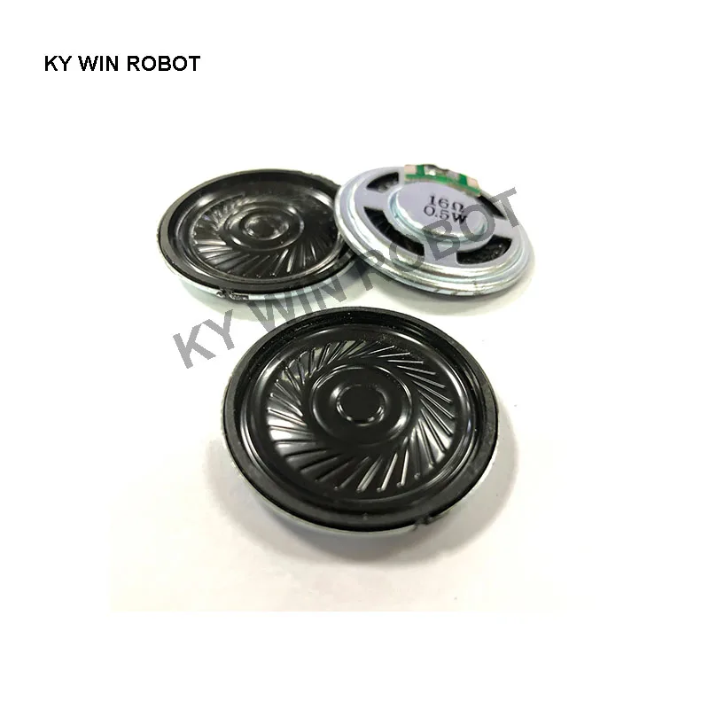 2pcs/lot New Ultra-thin Mini speaker 16 ohms 0.5 watt 0.5W 16R speaker Diameter 36MM 3.6CM thickness 5MM