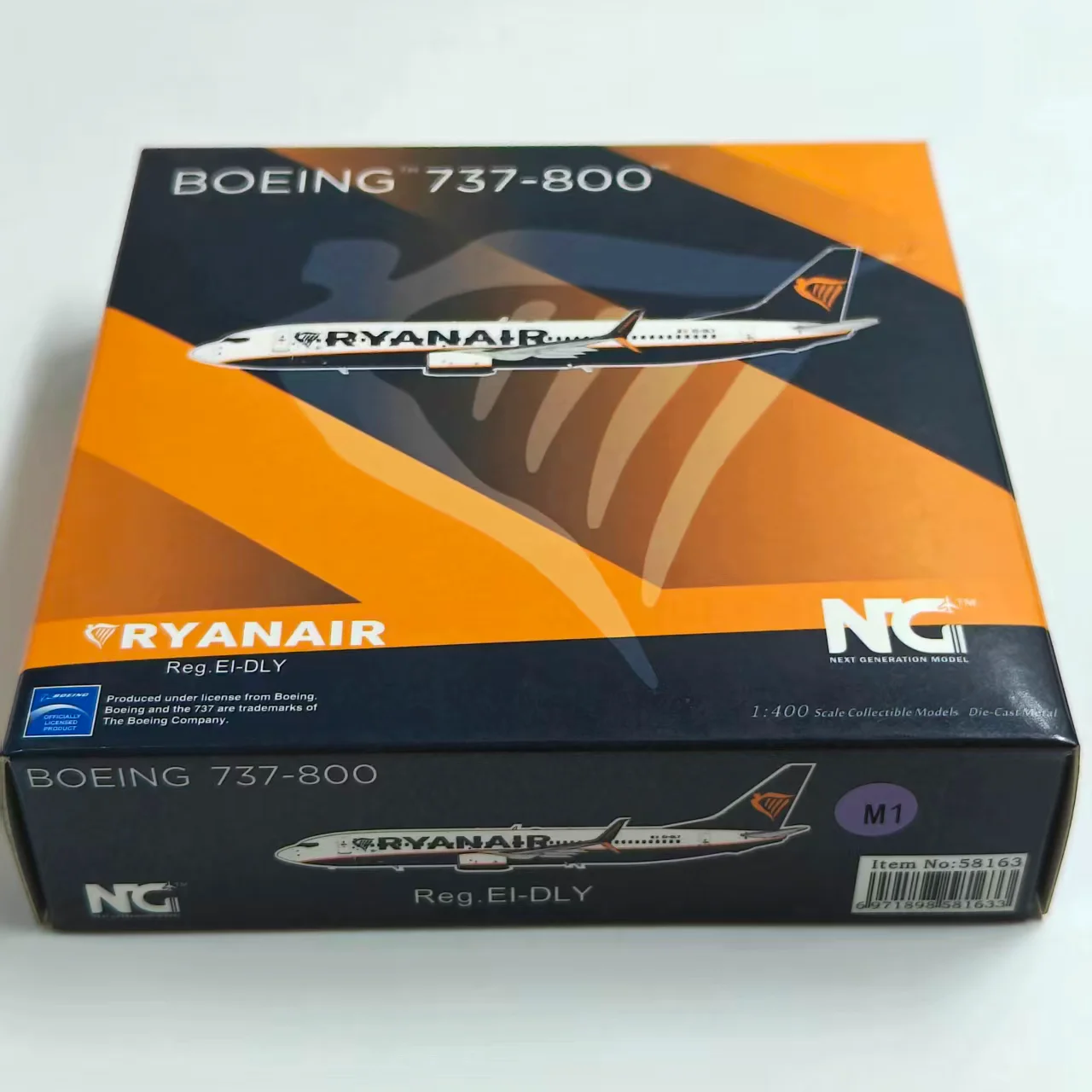 دييكاست 1/400 مقياس NG نماذج Ryanair 737-800 سبيكة نموذج طائرة تحصيل لعبة هدية تذكارية عرض حلية