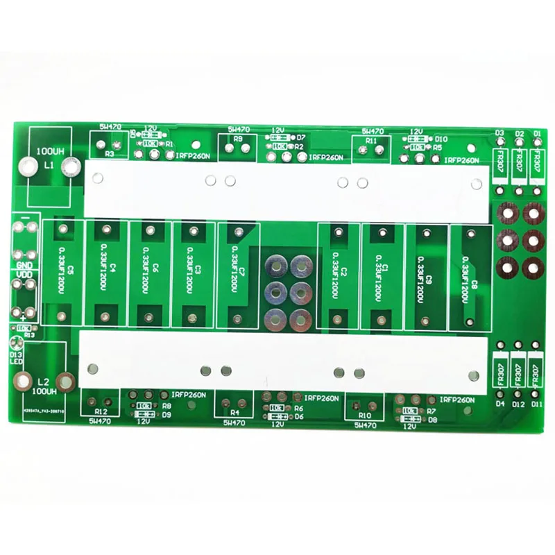 3000W 6 tube ZVS high frequency induction heating machine accessories PCB empty board