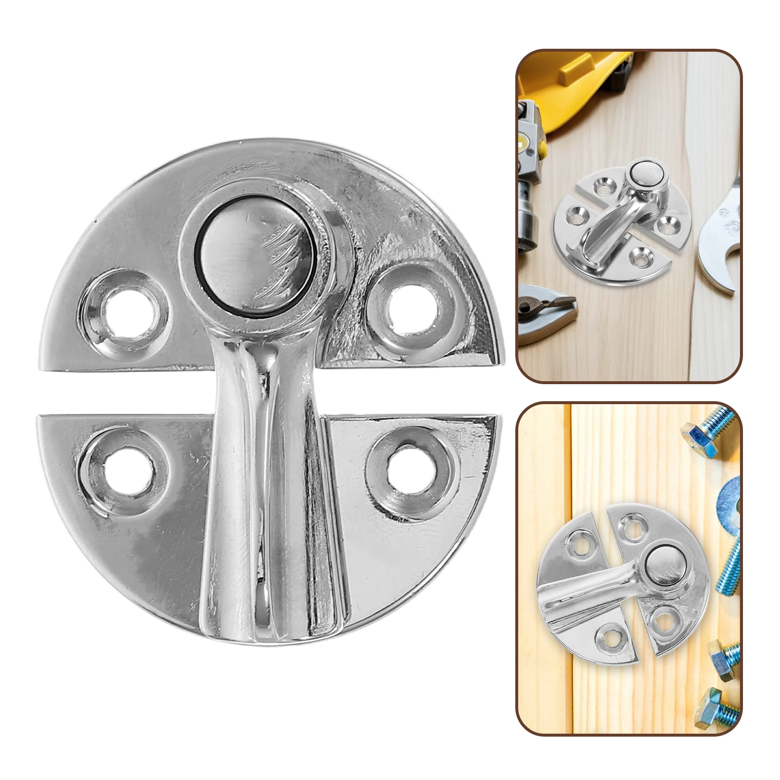 

Metal Twist Buckle Latch For Toolboxes Industrial Equipment Sealing Zinc Alloy Cabinet Closure Round Turn Button Door