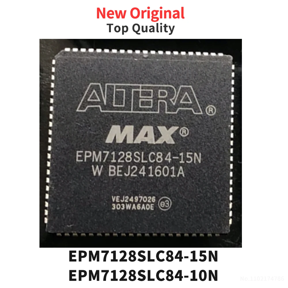 (1 Piece) EPM7128SLC84-15N EPM7128SLC84-10N PLCC New Original  EPM7128SLC84