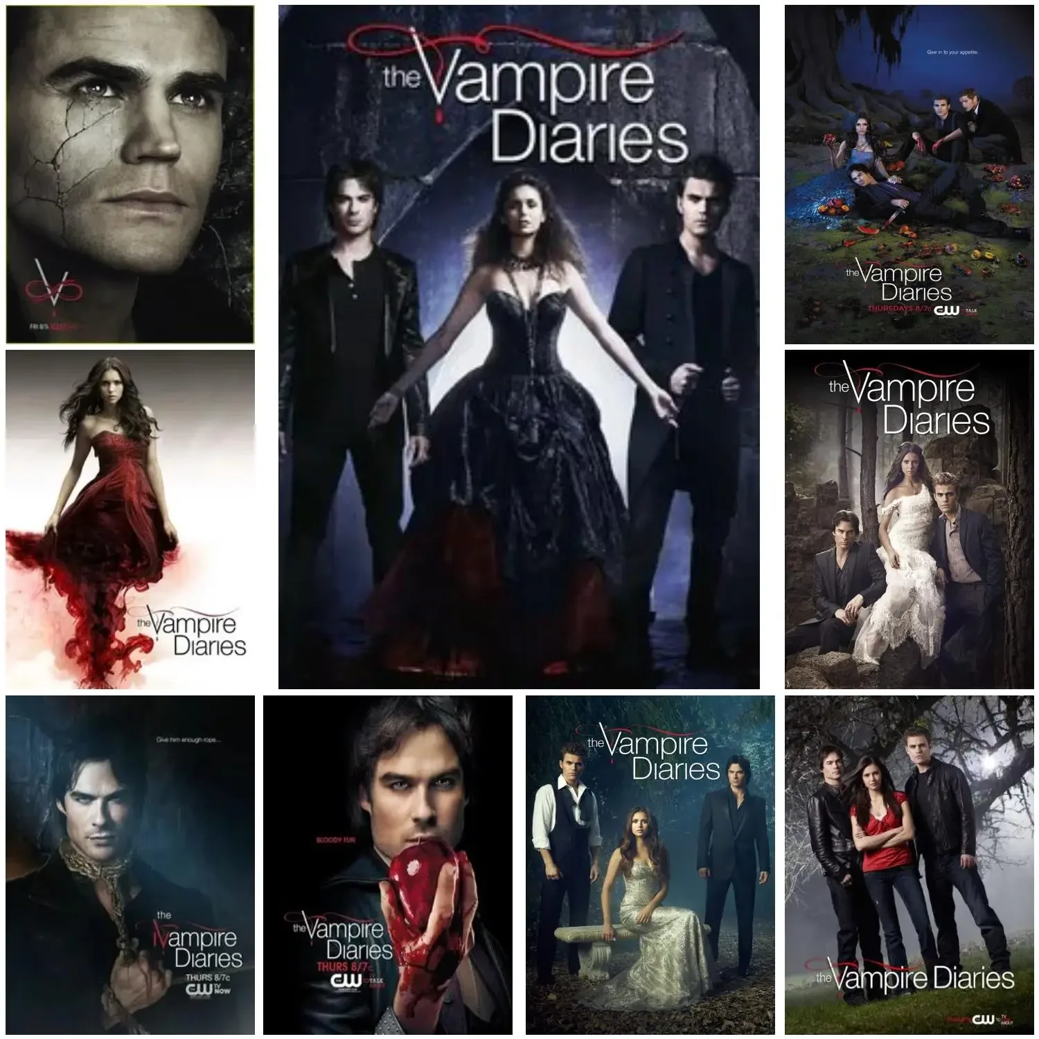 

vampire game Poster Prints Wall Art Canvas Painting Poster For Modern Family Living Room Home Decor