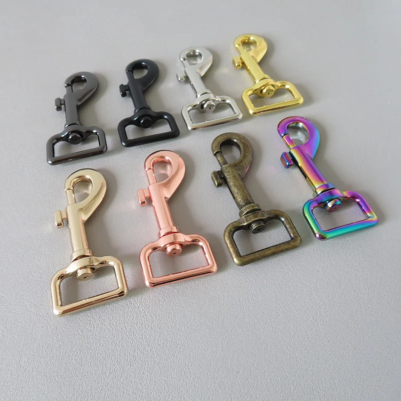 1Pcs/Lot 25mm Metal Buckle Swivel Lobster Clasp Carabiner Clip Snap Hooks For Straps Dog Pet Leash Hardware Sewing DIY Accessory