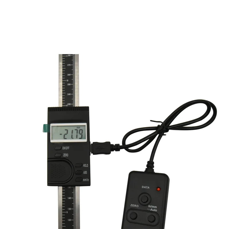 الفرجار الورنية الرقمي من الفولاذ المقاوم للصدأ مع شاشة LCD لقياس الارتفاع الإلكتروني ونطاق قياس المواد البلاستيكية 0-150 مم #6
