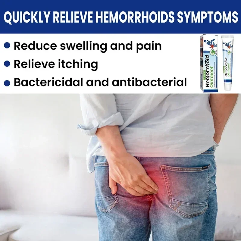 NewHemorrhoid Remover Cream Removal Internal Natural Herbal Extract Relieve Anal Anus Swelling Bleeding treatment Gel ointment0