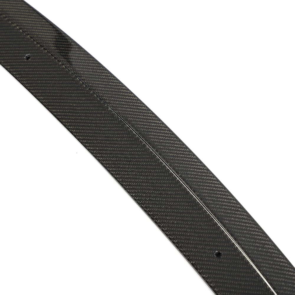 Carbon Fiber Front Bumper Lip Splitter for KIA Stinger 2018-2022 view 3