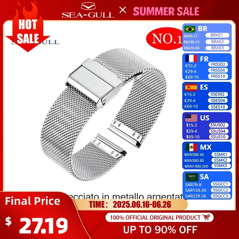 Argentato: La Scelta Perfetta per Cinturini per Orologio su AliExpress
