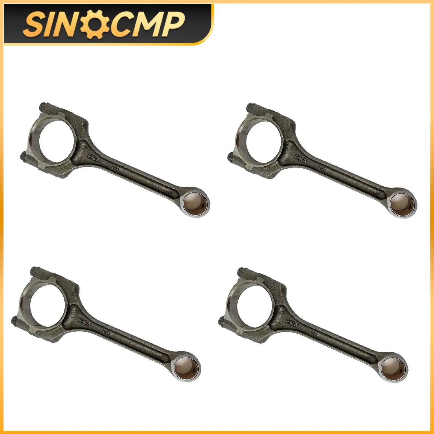 4pc Engine Connecting Rod For 06-15 Honda Civic 16-21 HR-V 1.8L R18ZH R18Z5 R18Z7 R18A1 R18Z2 R18Z6 R18ZA 13210-RNA-A00