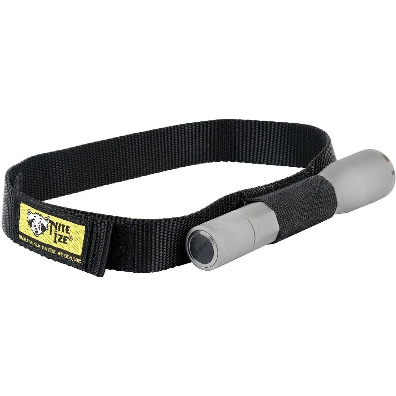 

Nite Ize Headband Flashlight Holder, Fits Most Small Flashlights For Hands-Free Use, Black (NPO-03-01)