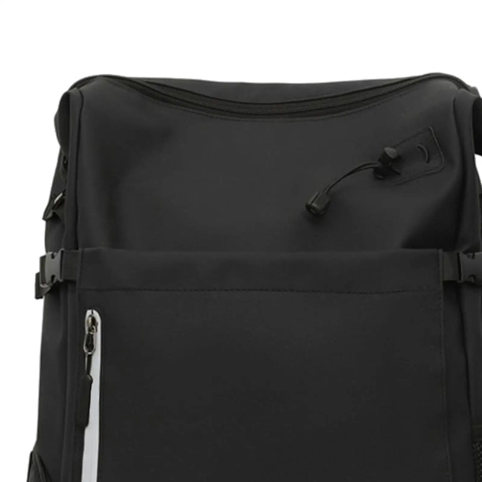Nylon PU Badminton Backpack with Zipper Shoe Compartment Sports Duffel Bag for Fitness and Travel - view 2