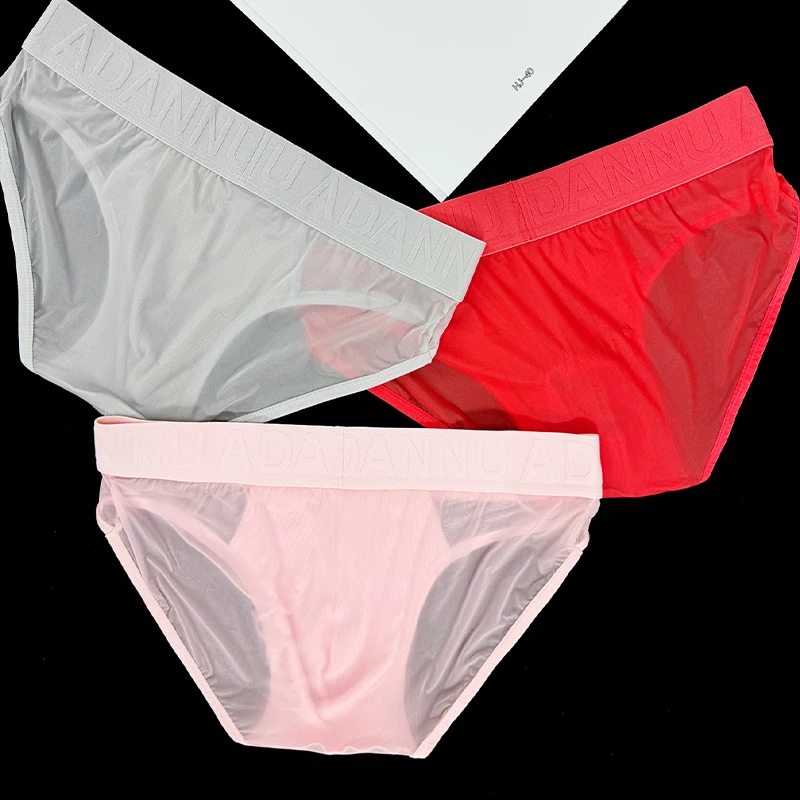 Men's Erotic Lingerie Bikini Thongs for Men New Hot Man Brief Ultra Thin Tight Men's Briefs Sexy Adult Man G-string Panties Mesh