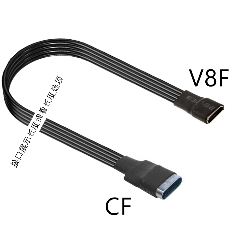 5CM Micro USB Female to micro B Mini type-c usb male USB 2.0 Short Cable Converter Extension Adapter 20cm 50cm 100cm