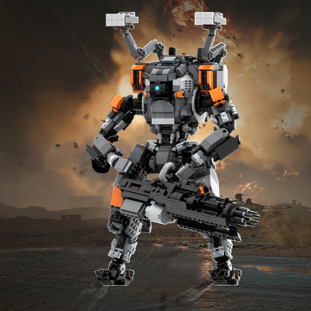 

Gobrick Game Titanfalled 2 BT-7274 Vanguards-класс Titan, строительные блоки, идея для строительства, строительные блоки, эксперт по механическим роботам, игрушки