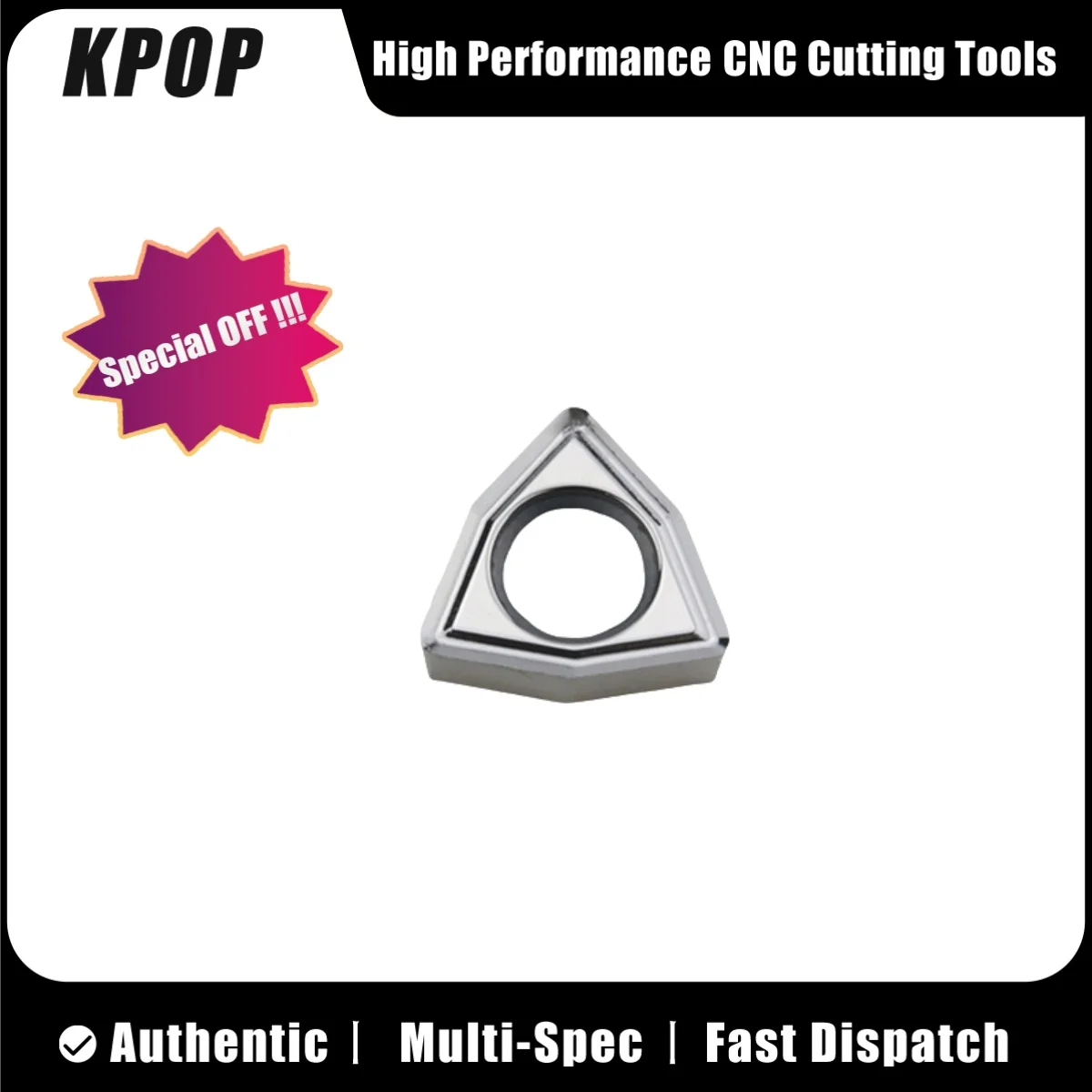 

10 шт. KPOP 100% оригинальная вставка U-сверла WCGT WCGT03/40208 050308 06T308 080412 HK10