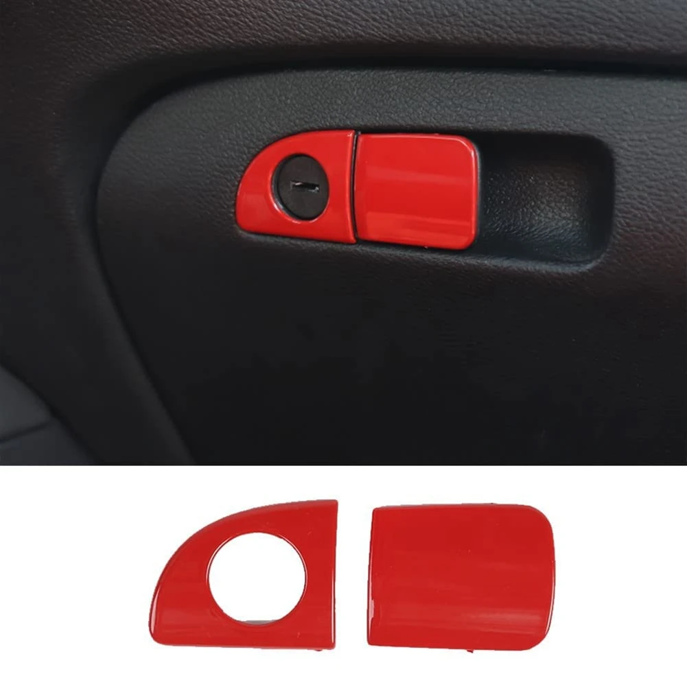 Co-Pilot Storage Box Switch Cover Glove Box Handle Trim for Dodge Challenger 2015-2021 Charger