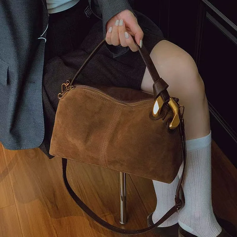 

New Soft Pillow Bag for Women Matte Calfskin Leather Shoulder Bag Puffy Quilted Crossbody Purse Vintage Slouchy Hobo Bag