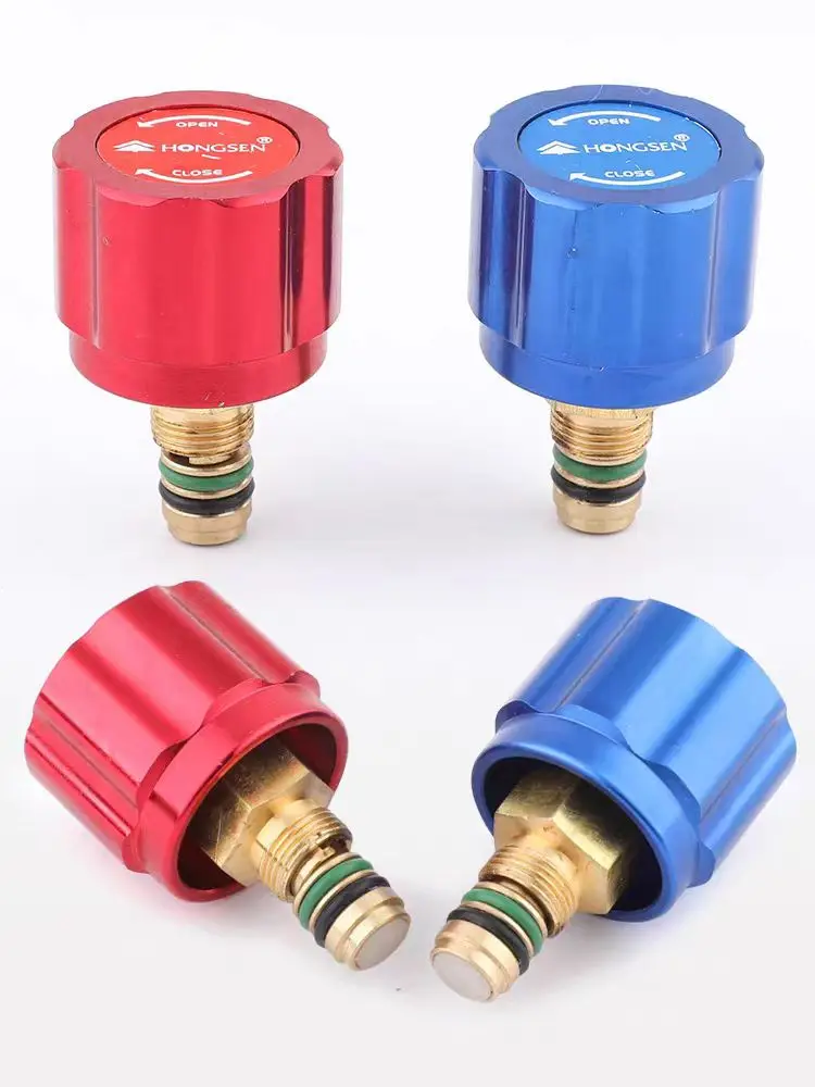 

Air conditioning fluorine meter high and low pressure metal knob refrigerant meter handwheel snow seed meter plastic switch hand