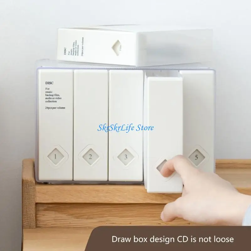 

E65E CDs Organizers CDs Display Case CDs Storage Box CDs Case for CDs Management