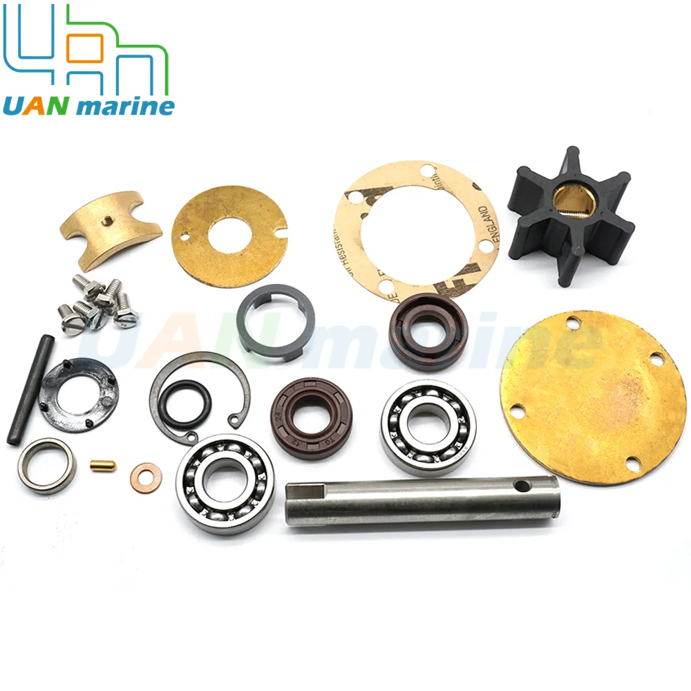 21951414 875756 858065 840557 Raw Sea Water Pump Shaft Repair Kit For Volvo Penta Drives 2001 2002 2003 MD5A B C 3586496