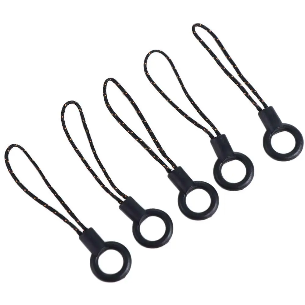 Lanière de téléphone portable noire, breloques pour téléphone, lanière multifonction, cordons de lariat, petite corde, porte-clés, sangle de téléphone portable