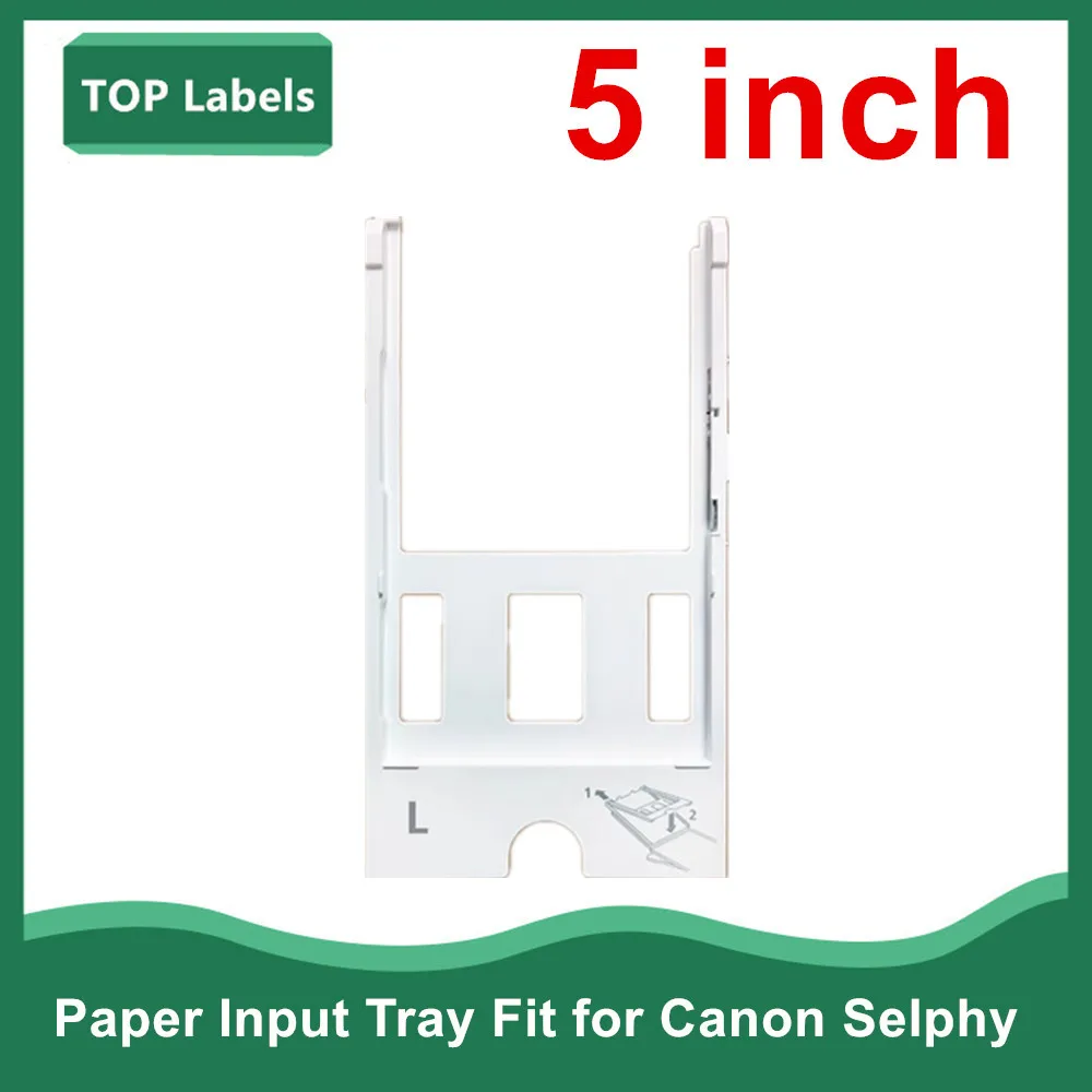 5  inch L Tray fit for for Canon Selphy Photo Printer CP1300 CP1200 CP910 CP900 CP810 Paper Input Tray for Selphy KP108IN