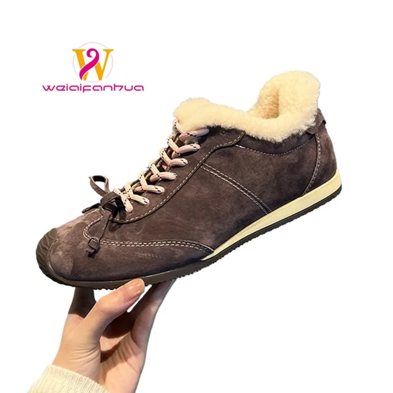 

Women's Sports Shoes 2025 New Flat, German Training Shoes, Wool Warm Shoes, Forrest Gump Shoes for Women Woman Shoes