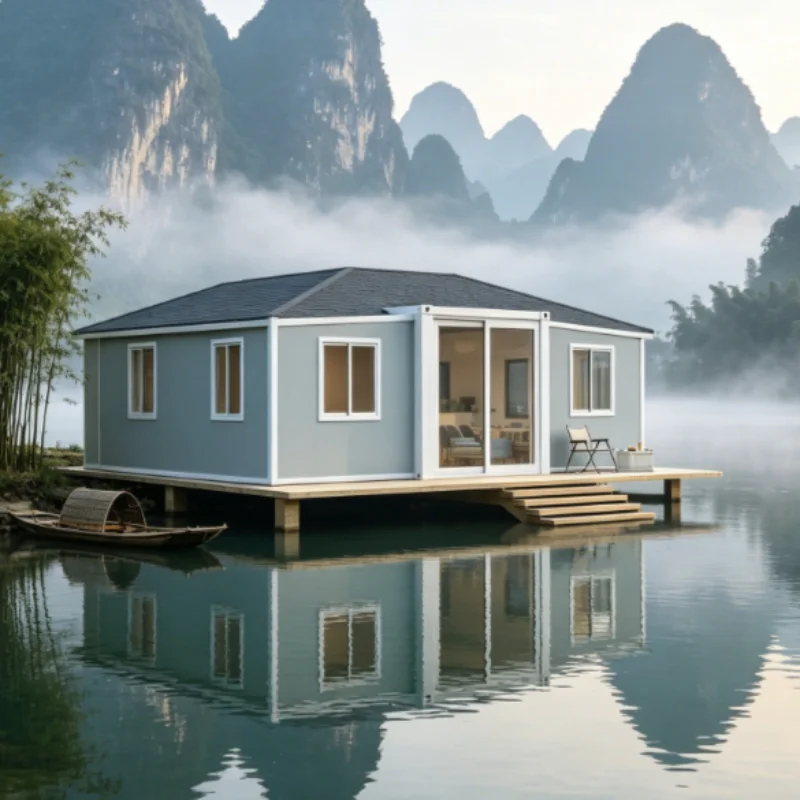 20/40 Ft Factory Direct Tiny House Waterproof Prefabricated Expandable Container House Luxury Modular Home with Bathroom