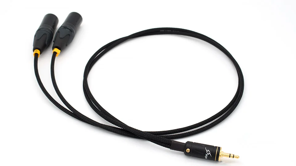 Mogami kabel XLR 3.5mm Jack przejście ze złącza męskiego na podwójne XLR męski kabel splittera do mikrofonów głośniki konsole dźwiękowe wzmacniacz