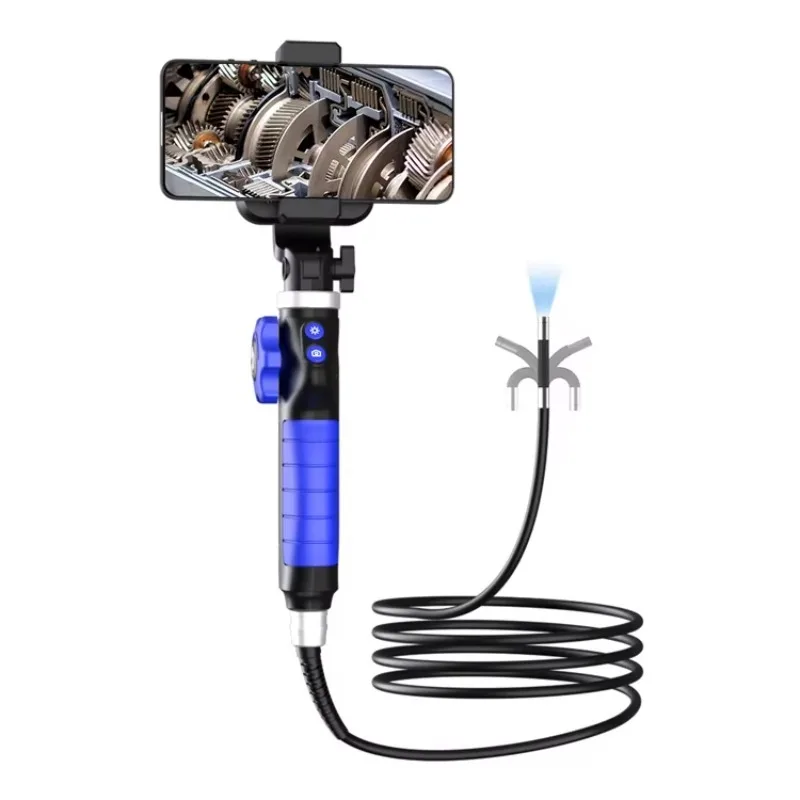 

6.4mm HD 1080p steering borescope waterproof wifi inspection endoscope snake camera