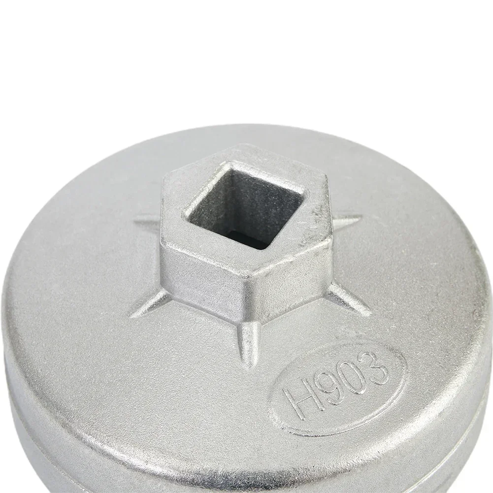 1PCS 901 902 903 904 Cap Socket Wrench Drive Oil Filter Removel Tools Accessories Aluminum Alloy Cap Type Silver