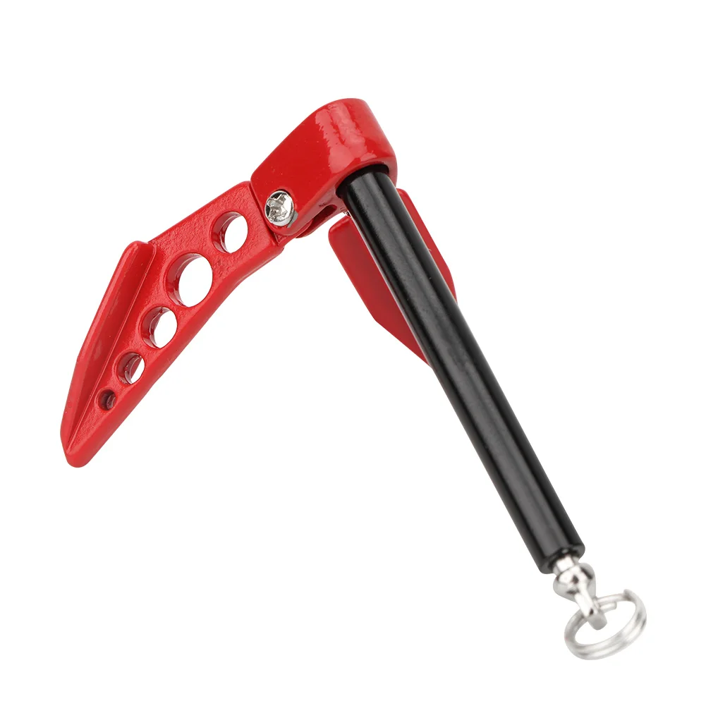 1/10 RC Crawler Car Metal Fold up Anchor Winch Earth Ground Tool Fit for Axial SCX10 D90 CC01