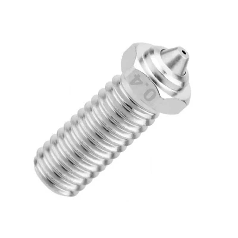 B47B-فوهة ثنائية المعدن 0.4 مللي متر فوهة لـ QIDI Q1-Pro/X-Max 3/X-Plus 3/X-Smart 3 فوهة فولاذية صلبة نحاسية مطلية