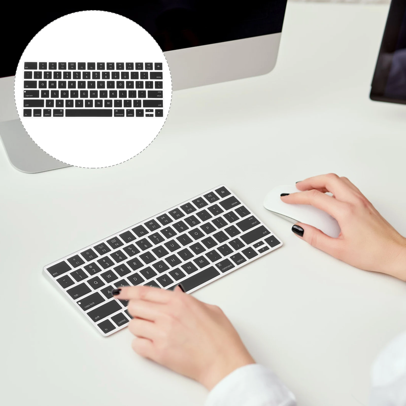 

Ultra-Thin Tpu Keyboard Protector 0.12Mm Waterproof Dustproof Cover For Laptop Protective Cordless Keyboard Long-Lasting