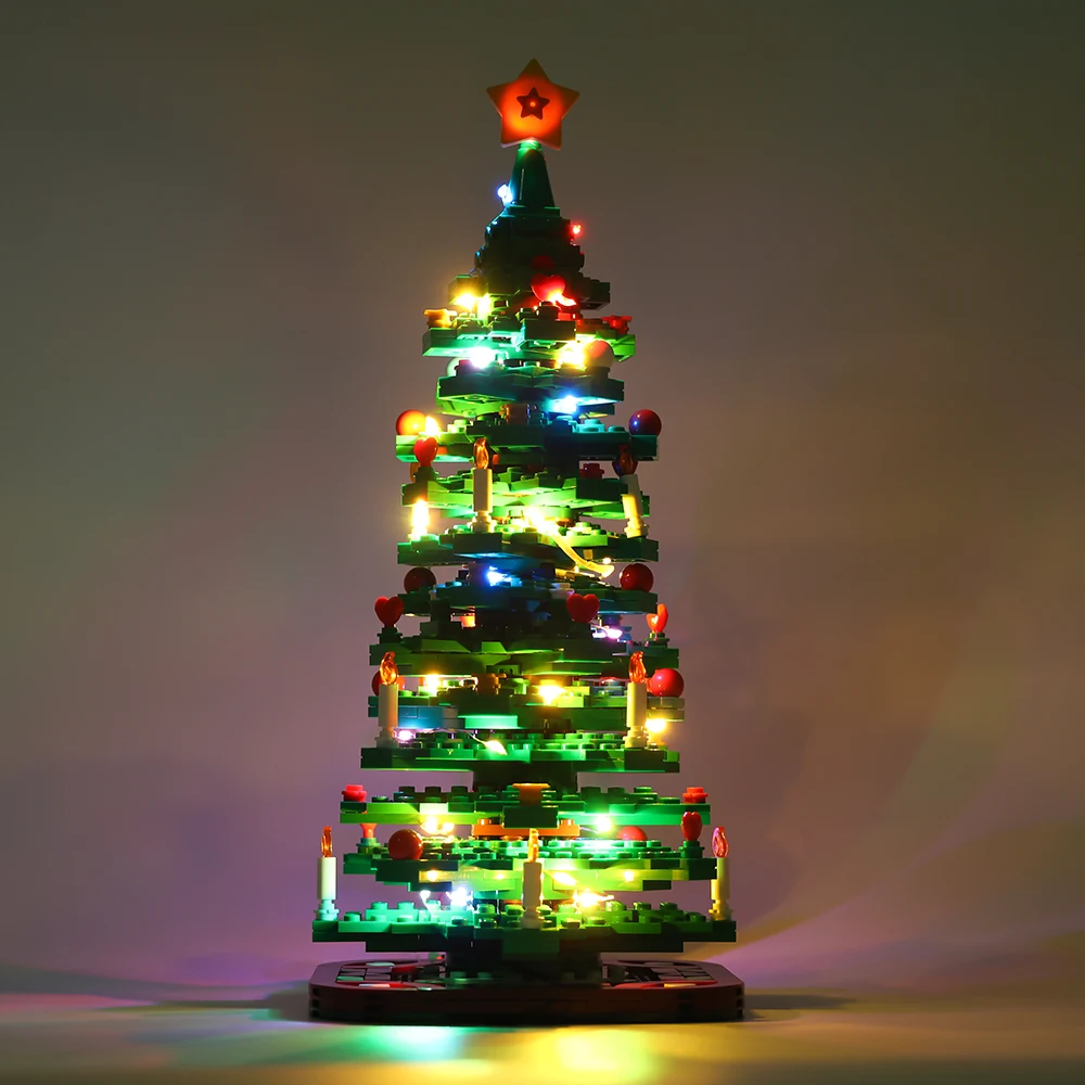 EASYLITE-Kit de luz LED para árbol de Navidad, ladrillo 40573, juego de bloques de construcción, juguetes para bricolaje, sin modelo