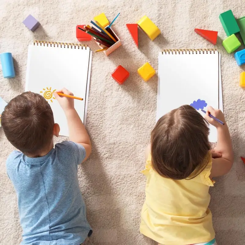 Cuaderno de bocetos profesional A4 engrosado pintado a mano, dibujo de Graffiti, cuaderno de bobina en blanco para arte, suministros escolares para estudiantes