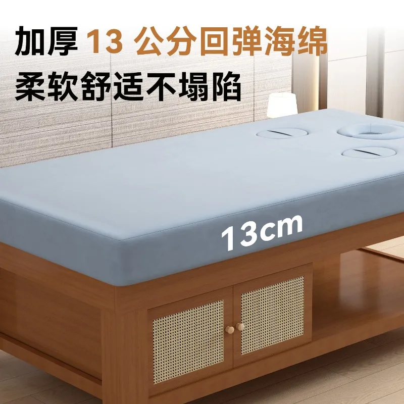 No installation of solid wood beauty massage bed, beauty salon physiotherapy bed, traditional Chinese medicine bone setting mass