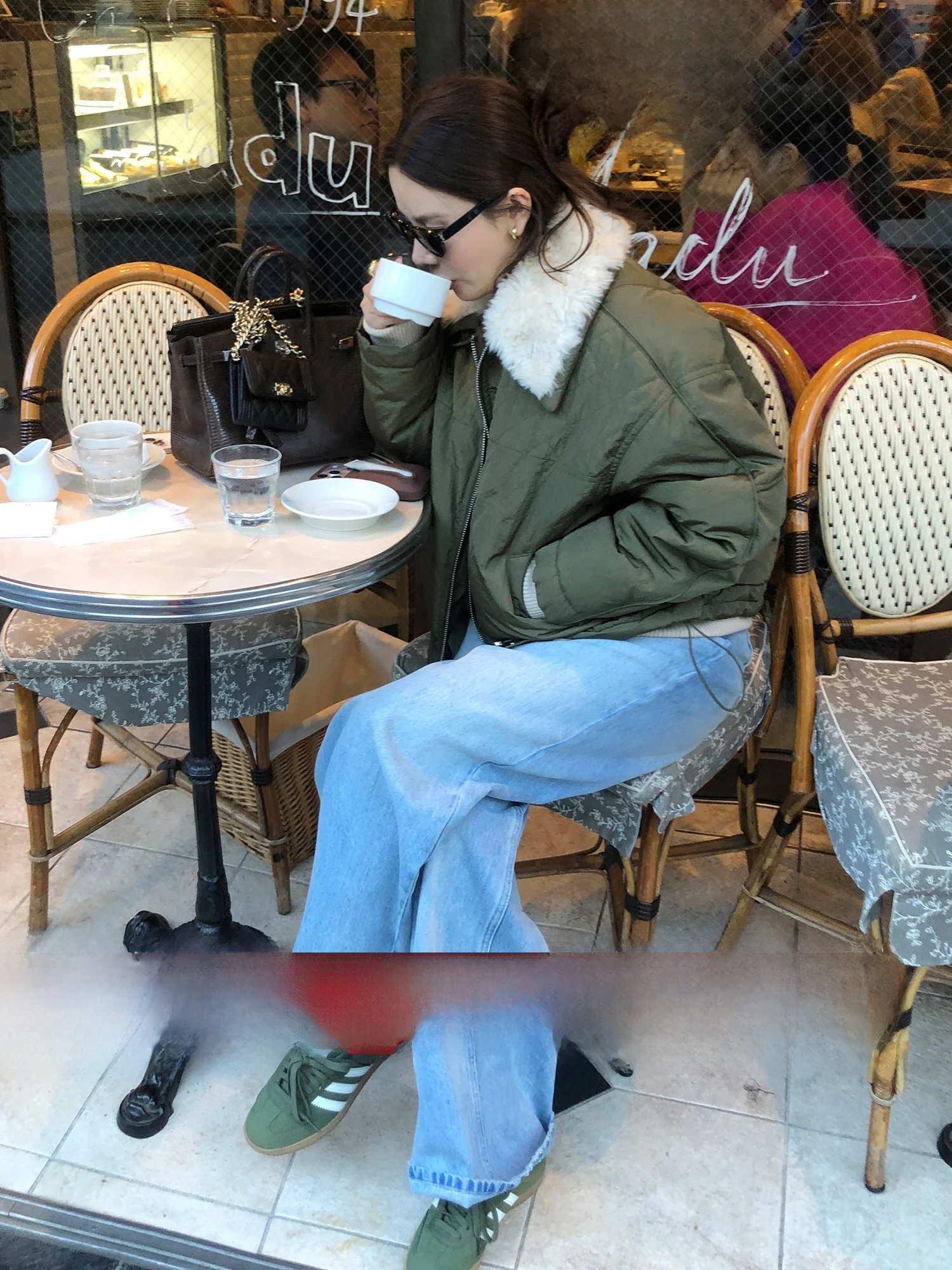 

WXLSTUDIO Detachable Fur Collar Vintage Flight down Jaet Women's Faion Commute Sle Warm Long Sve Zipper Closure