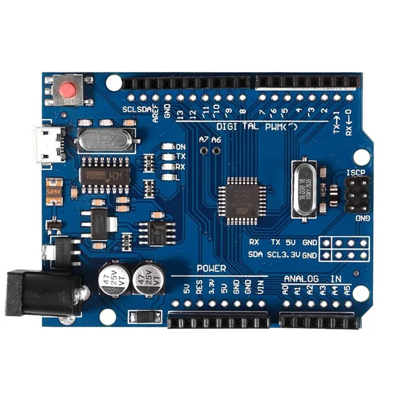 NEW Arduino UNO R3 Micro Interface ATmega328P Development Board CH340 FT232 Serial Port Driver With USB Cable