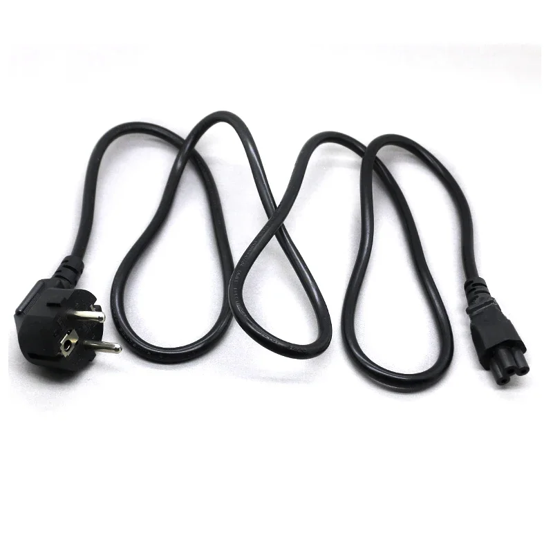 1PCS 1.5M EU Plug Power Supply Cable IEC320 C5  European AC Power Extension Cable For Dell Lenovo Asus Notebook Laptop Charger