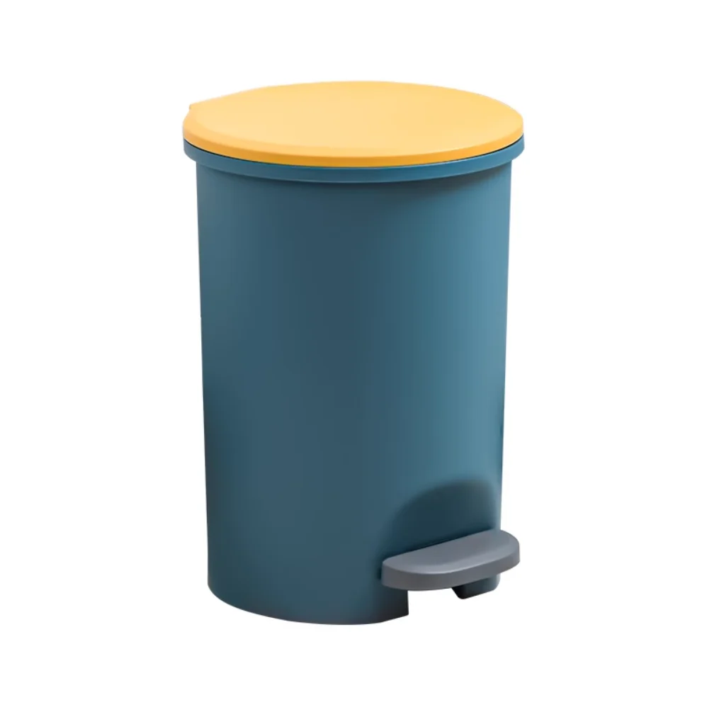 

Large Size Plastic Garbage Can Foot Pedal with Inner Buet Covered Luxury Household Kitchen Batoom Toilet Waste Bin
