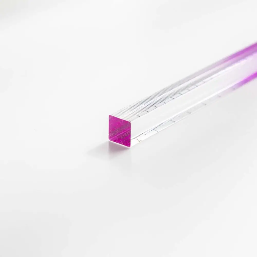15cm 20cm 30cm Farbverlauf-Lineale Multifunktionale Transparente Mathematik-Zeichenlineale Acryl-DIY-Zeichenwerkzeuge für die Schule