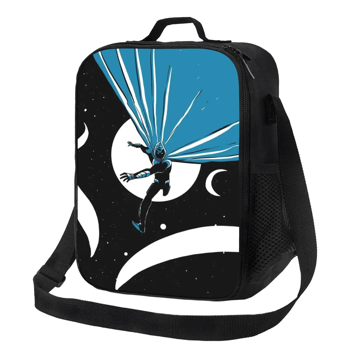 

Термосумка для обедов Custom Moon Movie Knight Movie для женщин, изолированная, для офиса, пикника, путешествий