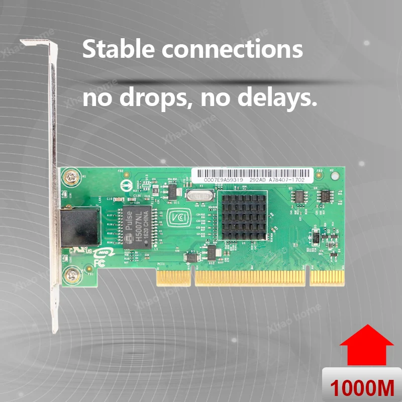 لبطاقة شبكة Intel I82540 ذات منفذ واحد جيجابت PCI - محول إيثرنت RJ45 بسرعة 10/100/1000 ميجابت في الثانية للخادم/محطة العمل/الكمبيوتر المكتبي NIC #3