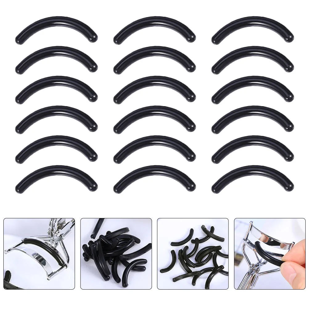 

180Pcs Eyelash Curler Pads Replacement Silicone Cushions Lash Curler Refills Professional Beauty Salon Supplies