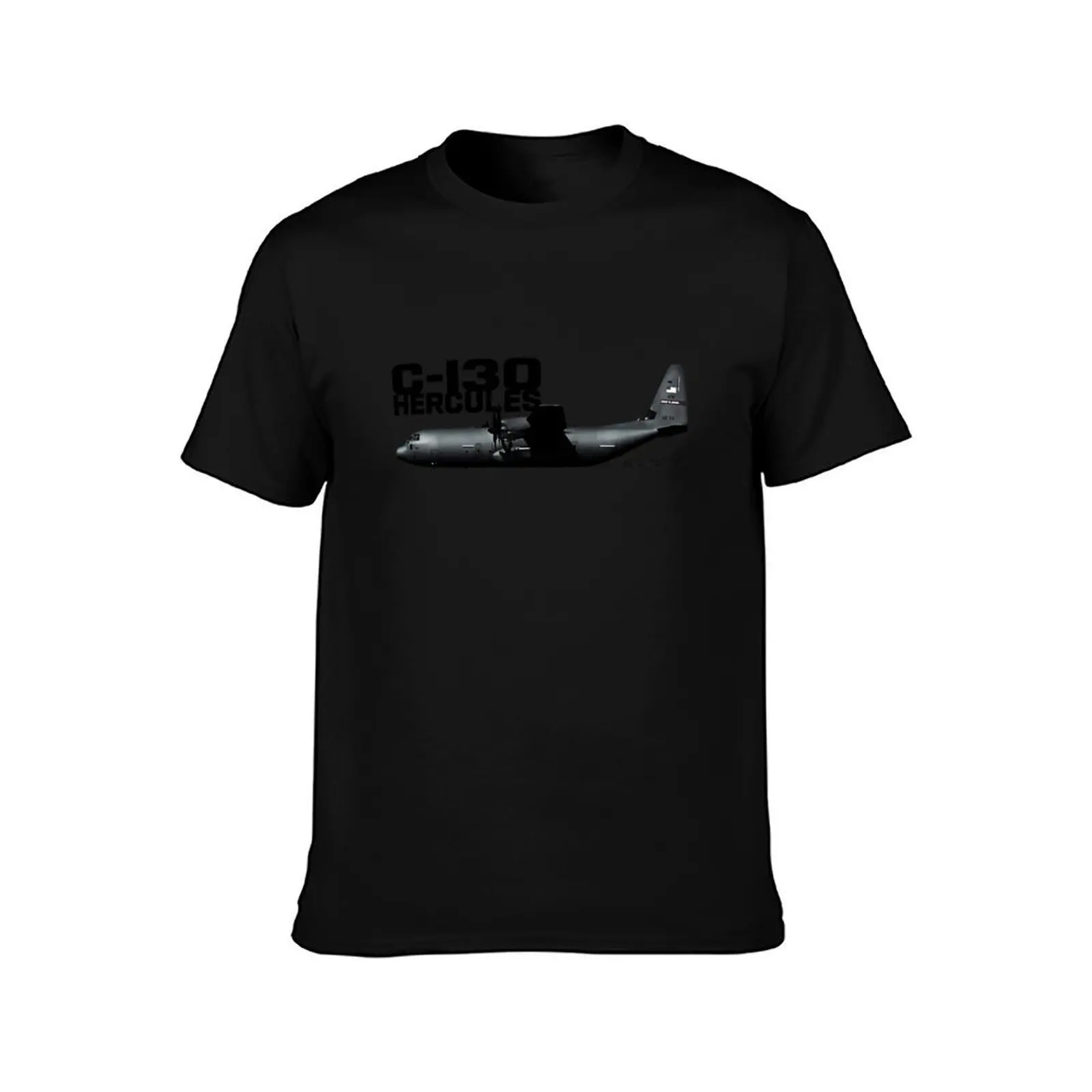 C-130 Hercules T-Shirt Summer Casual Cotton Tee Oversized Streetwear Tops Vintage Graphic Print Loose Fit Short Sleeve