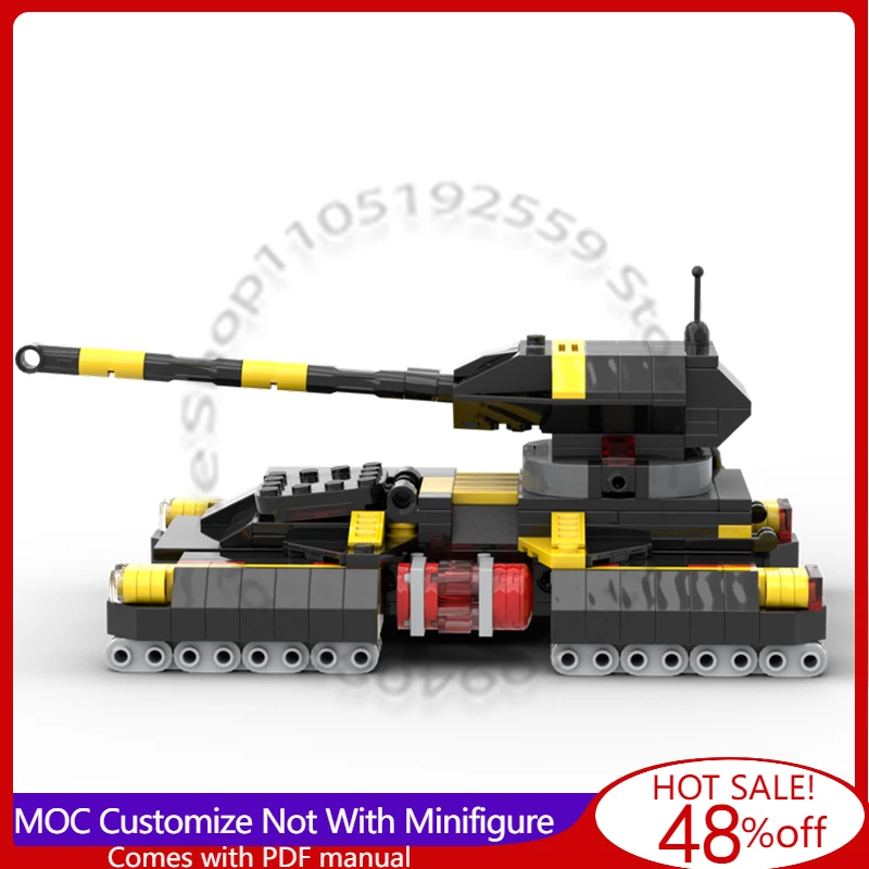 

459 деталей, конструктор Star Battle Blacktron Tank, альтернативная сборка 10355, модульный конструктор MOC, простой в сборке, игрушка-конструктор, подарок на Рождество