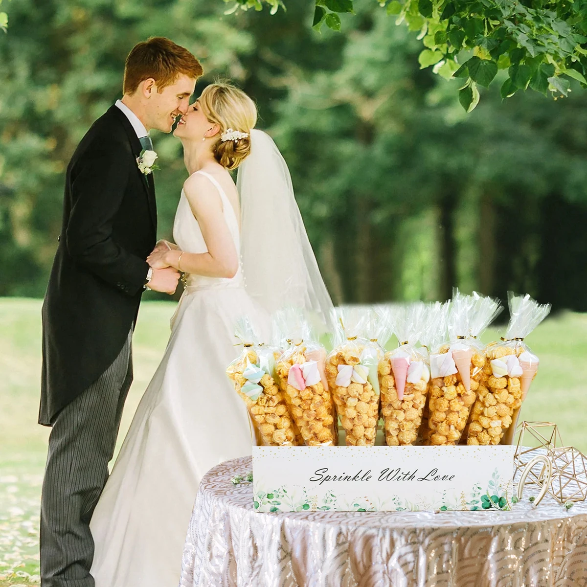 Cones Confetti Suporte Suporte para Decoração do Casamento, Flores Secas Bandeja Caixa, Noiva Suporte Para Ser Fontes Do Partido