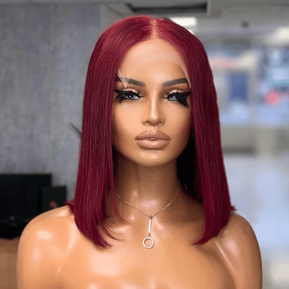 aimeya-perruque-courte-bob-bordeaux-12-pouces-lisse-avec-dentelle-frontale-pour-femmes-cheveux-synthetiques-resistants-a-la-chaleur-ligne-de-cheveux-naturelle-usage-quotidien