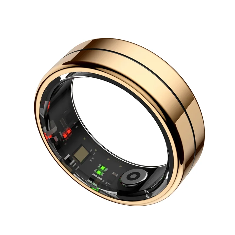 

GROCE-Smart Ring Фитнес-трекер с контролем жестов Мониторинг кислорода в крови Сердечный ритм Обнаружение стресса Мультиспортивный режим